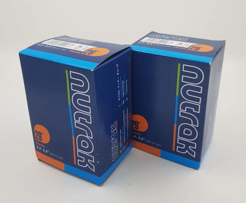 Nutrak 29 X 2.2 - 2.5 inch Presta Valve inner tube in Black x 2 Bundle Product 